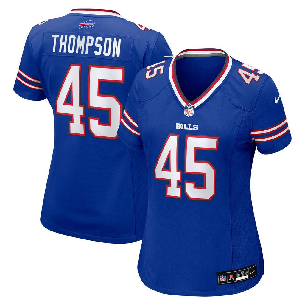 Shaq Thompson Buffalo Bills Women's Team Game Jersey - Royal
