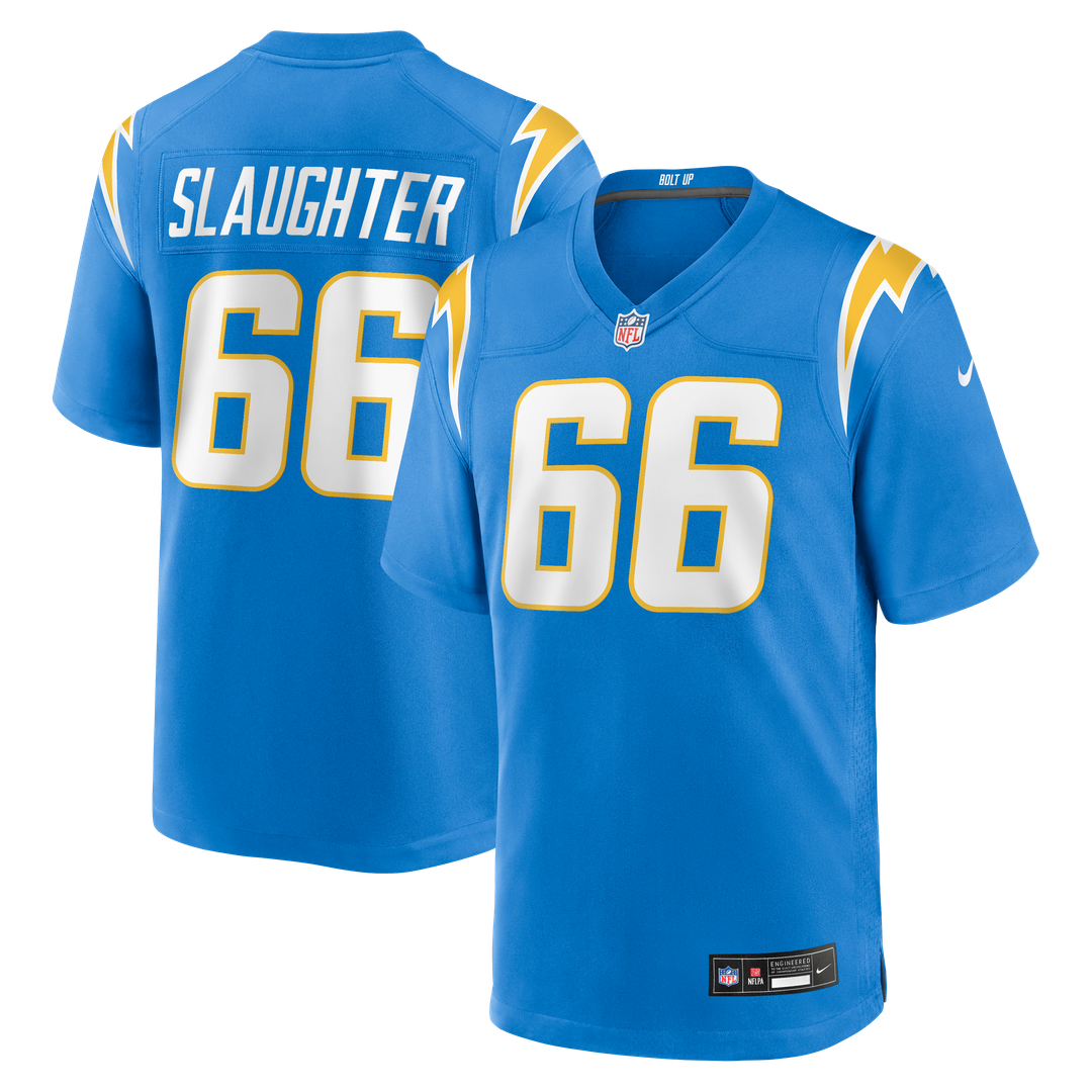 Jake Slaughter Los Angeles Chargers Team Game Jersey - Powder Blue
