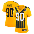 T.J. Watt Pittsburgh Steelers Women's Alternate 1933 Throwback Game Jersey - Gold