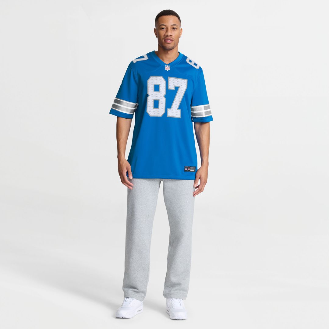 Sam LaPorta Detroit Lions Game Jersey - Blue