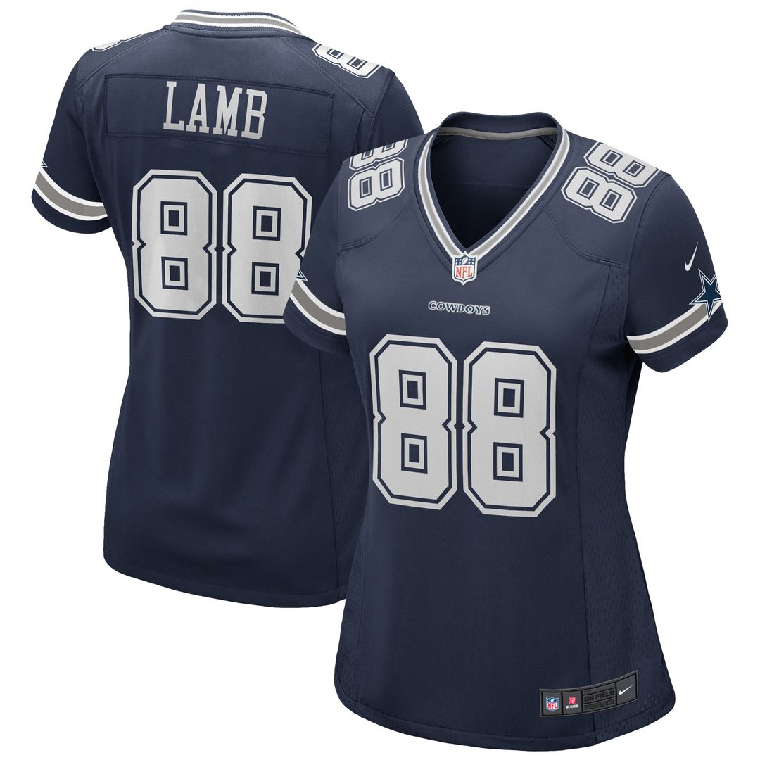 CeeDee Lamb Dallas Cowboys Women's 2nd Alternate Game Jersey - White