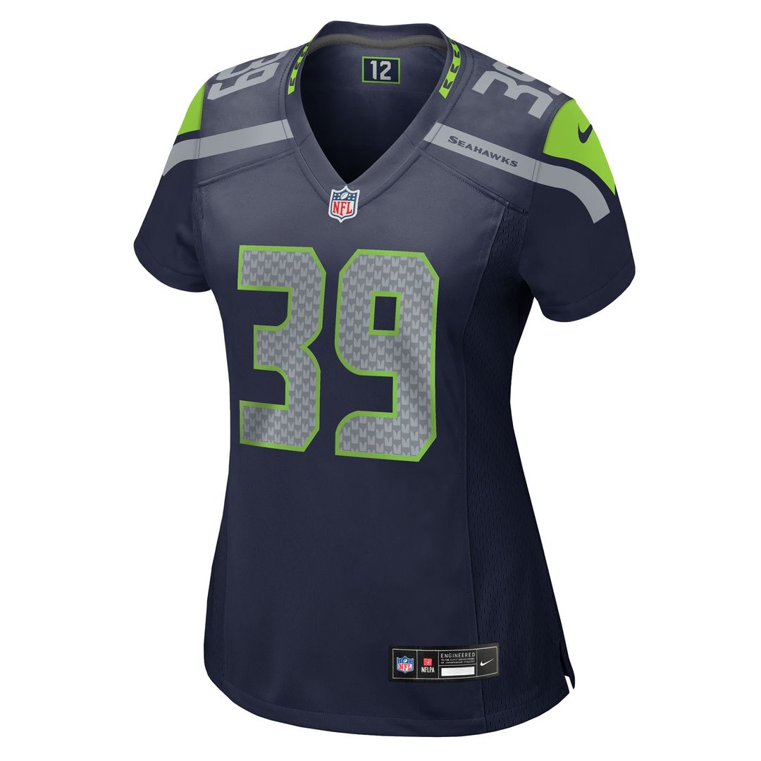 Ty Okada Seattle Seahawks Women's Team Game Jersey - College Navy