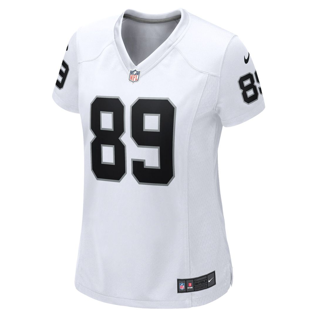 Brock Bowers Las Vegas Raiders Women's Game Jersey - White