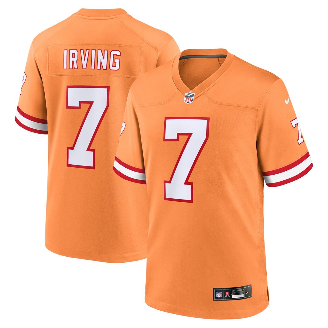 Bucky Irving Tampa Bay Buccaneers Game Jersey - White