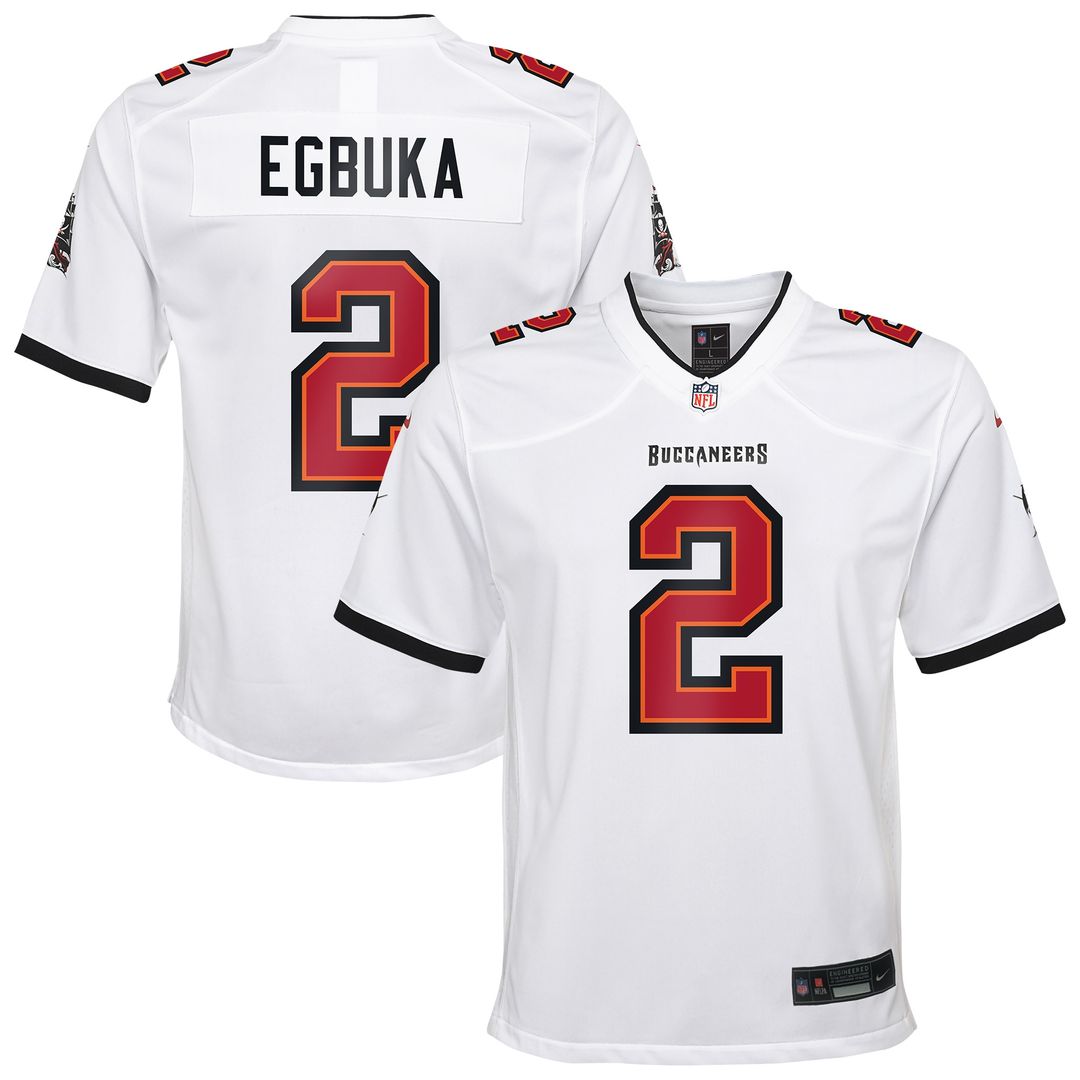 Emeka Egbuka Tampa Bay Buccaneers Youth Team Game Jersey - Red