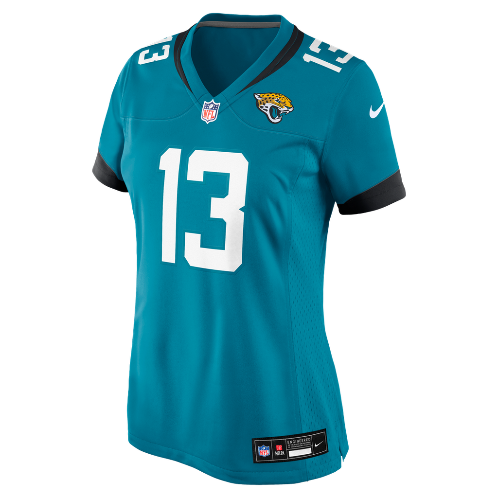 Tim Jones Jacksonville Jaguars Women's Team Game Jersey - Teal