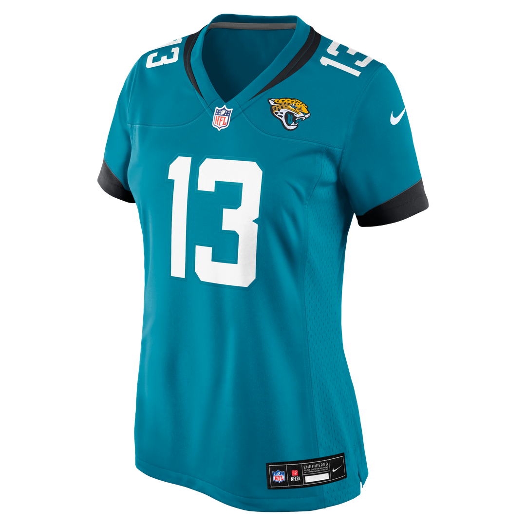 Tim Jones Jacksonville Jaguars Women's Team Game Jersey - Teal