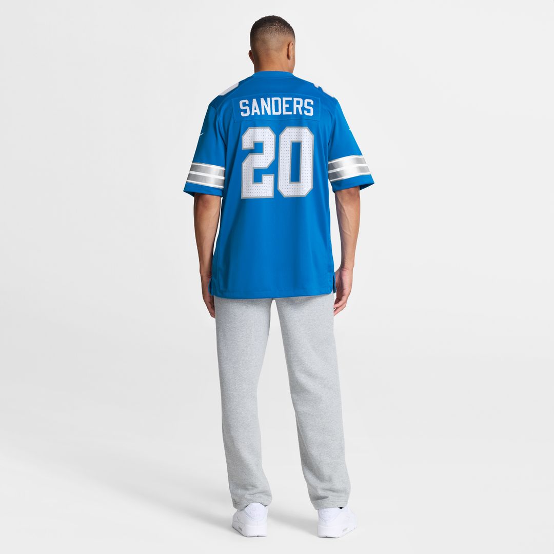Barry Sanders Detroit Lions 2nd Alternate Retired Player Game Jersey - Black