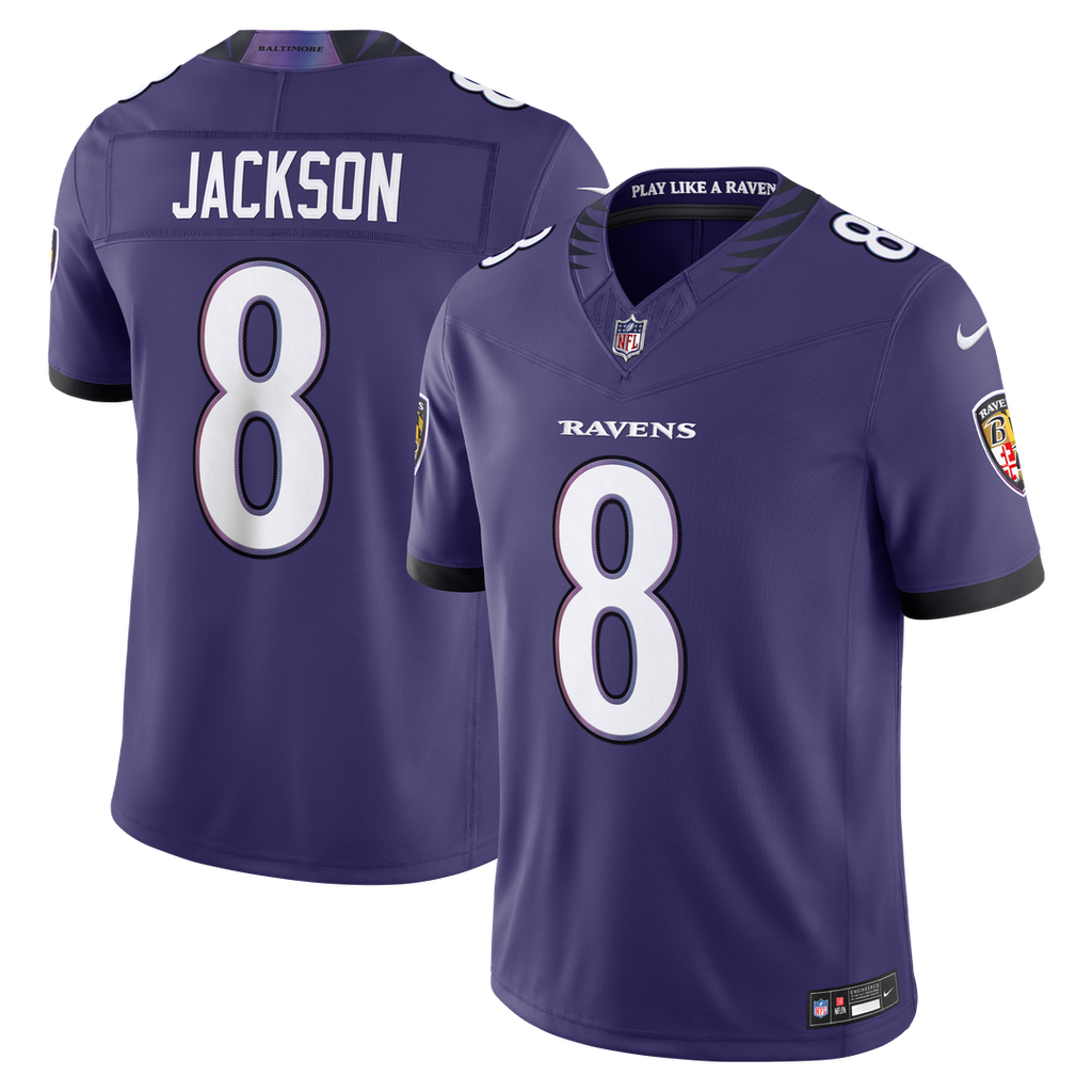 Lamar Jackson Baltimore Ravens Vapor F.U.S.E. Stitched Limited Jersey - Purple