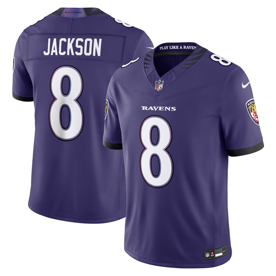 Lamar Jackson Baltimore Ravens Vapor F.U.S.E. Stitched Limited Jersey - Purple