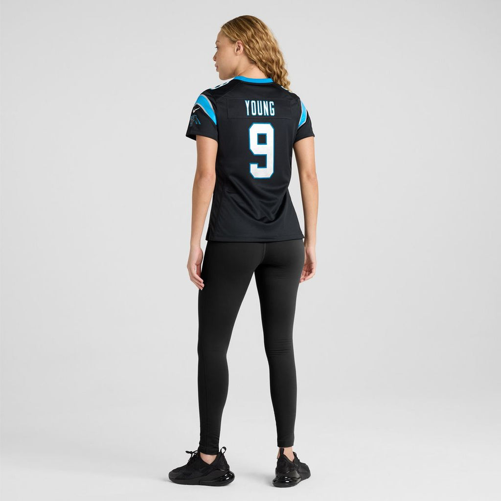 Bryce Young Carolina Panthers Women's Team Game Jersey - Black