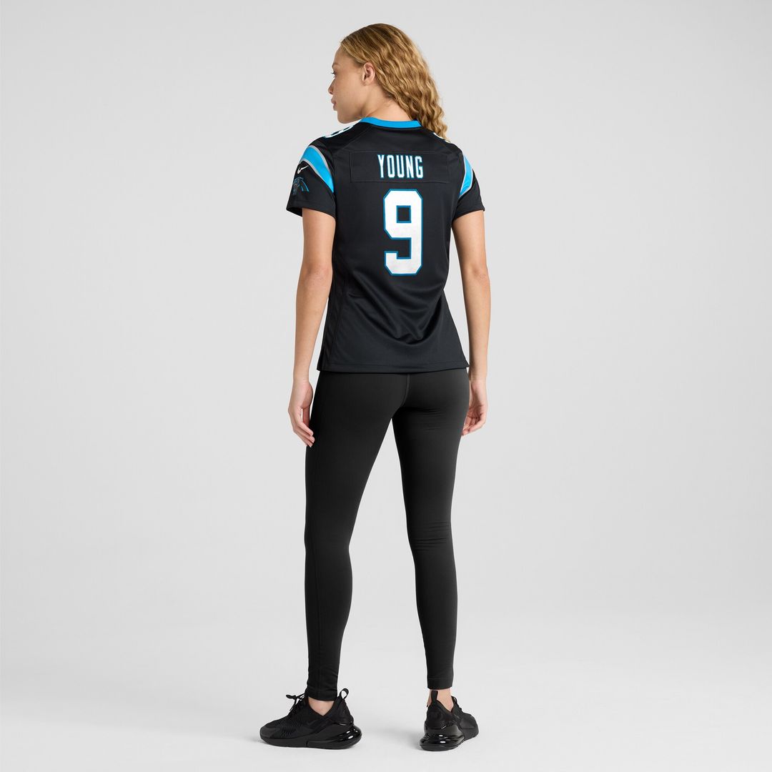 Bryce Young Carolina Panthers Women's Team Game Jersey - Black