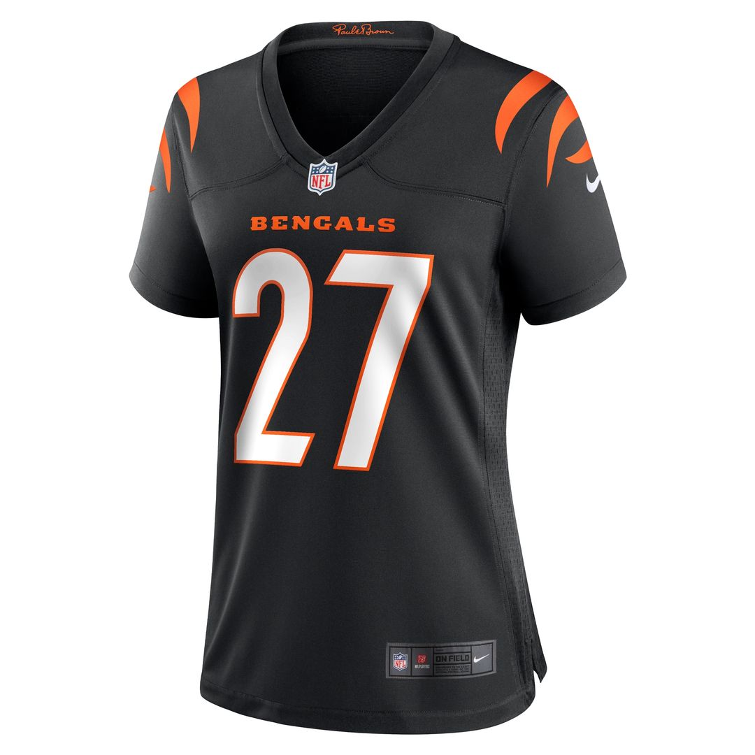 Battle Cincinnati Bengals Women's Team Game Jersey - Black