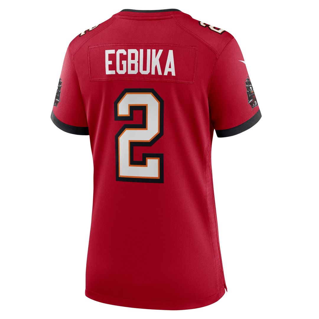 Emeka Egbuka Tampa Bay Buccaneers Women's Team Game Jersey - Red