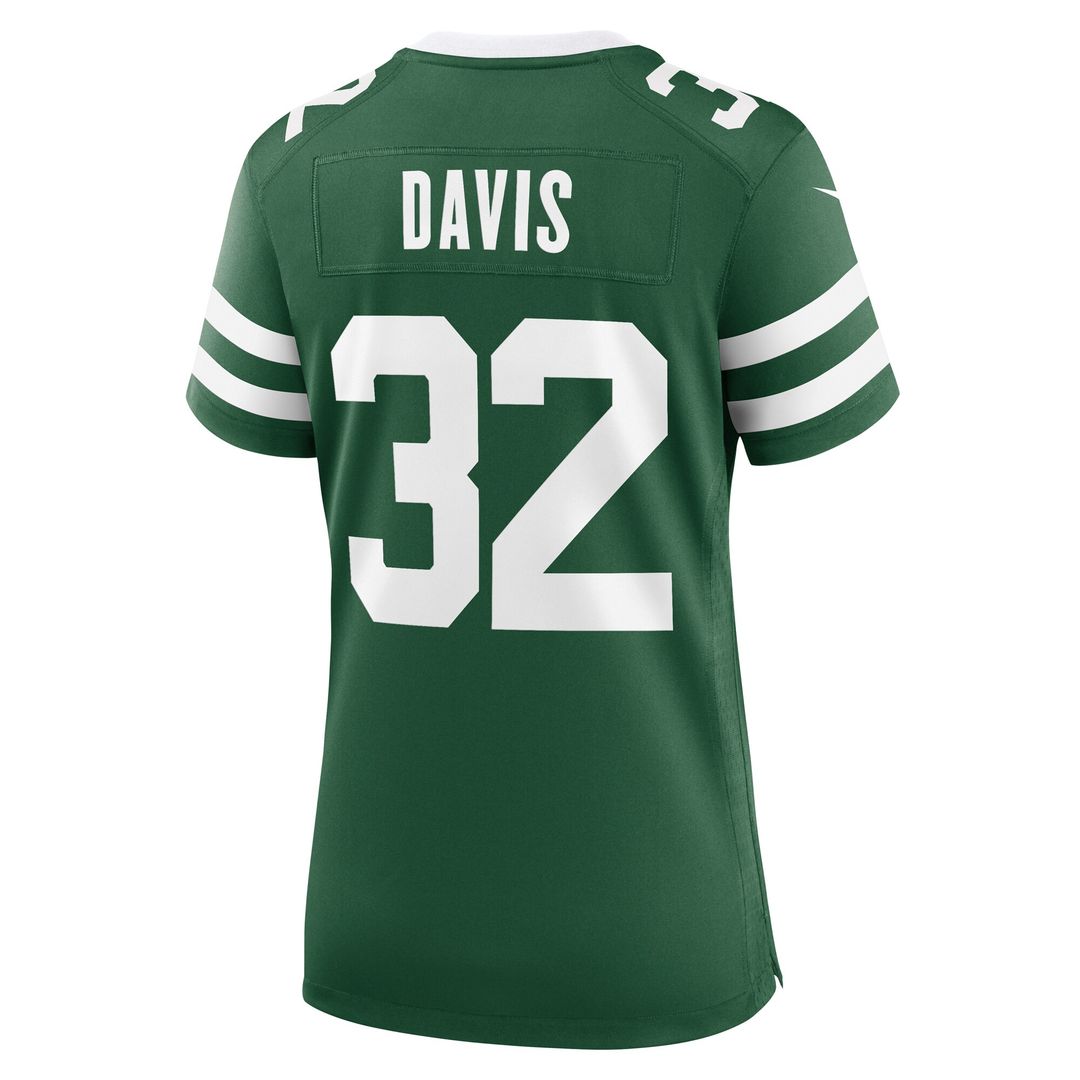 Isaiah Davis New York Jets Women's Game Jersey - Legacy Green