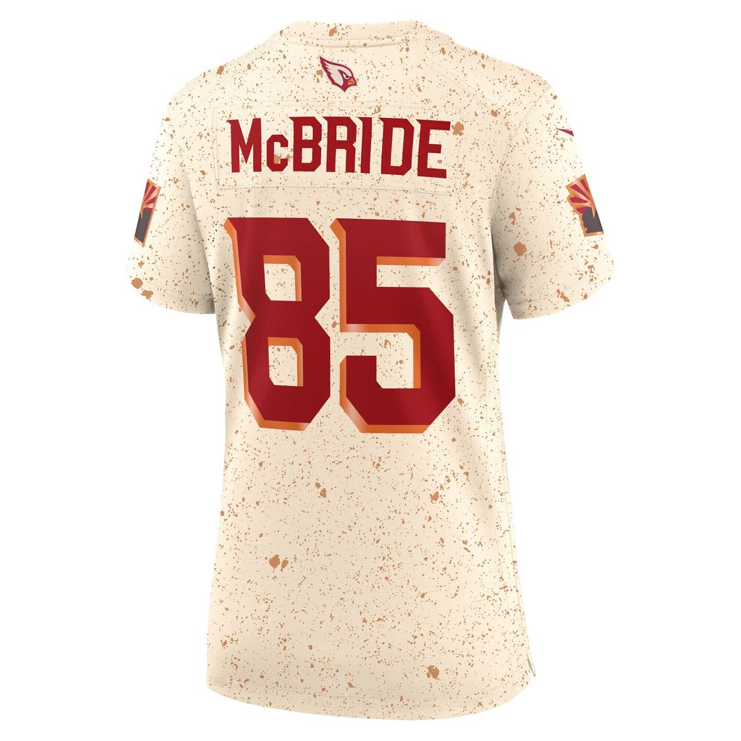 Trey McBride Arizona Cardinals Women's 2025 Rivalries Collection Game Jersey - Natural