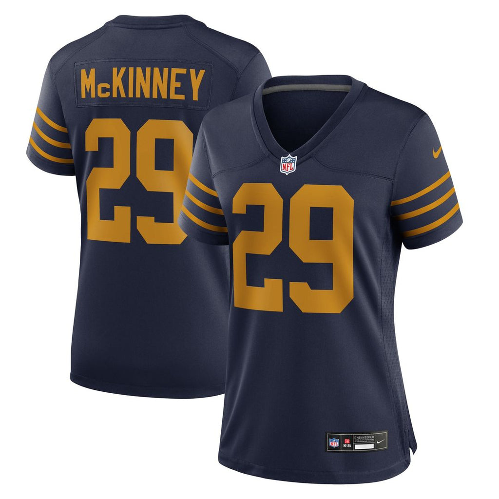 Xavier McKinney Green Bay Packers Women's Team Game Jersey - Green
