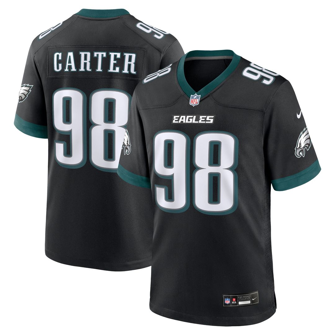 Jalen Carter Philadelphia Eagles Alternate Game Jersey - Kelly Green