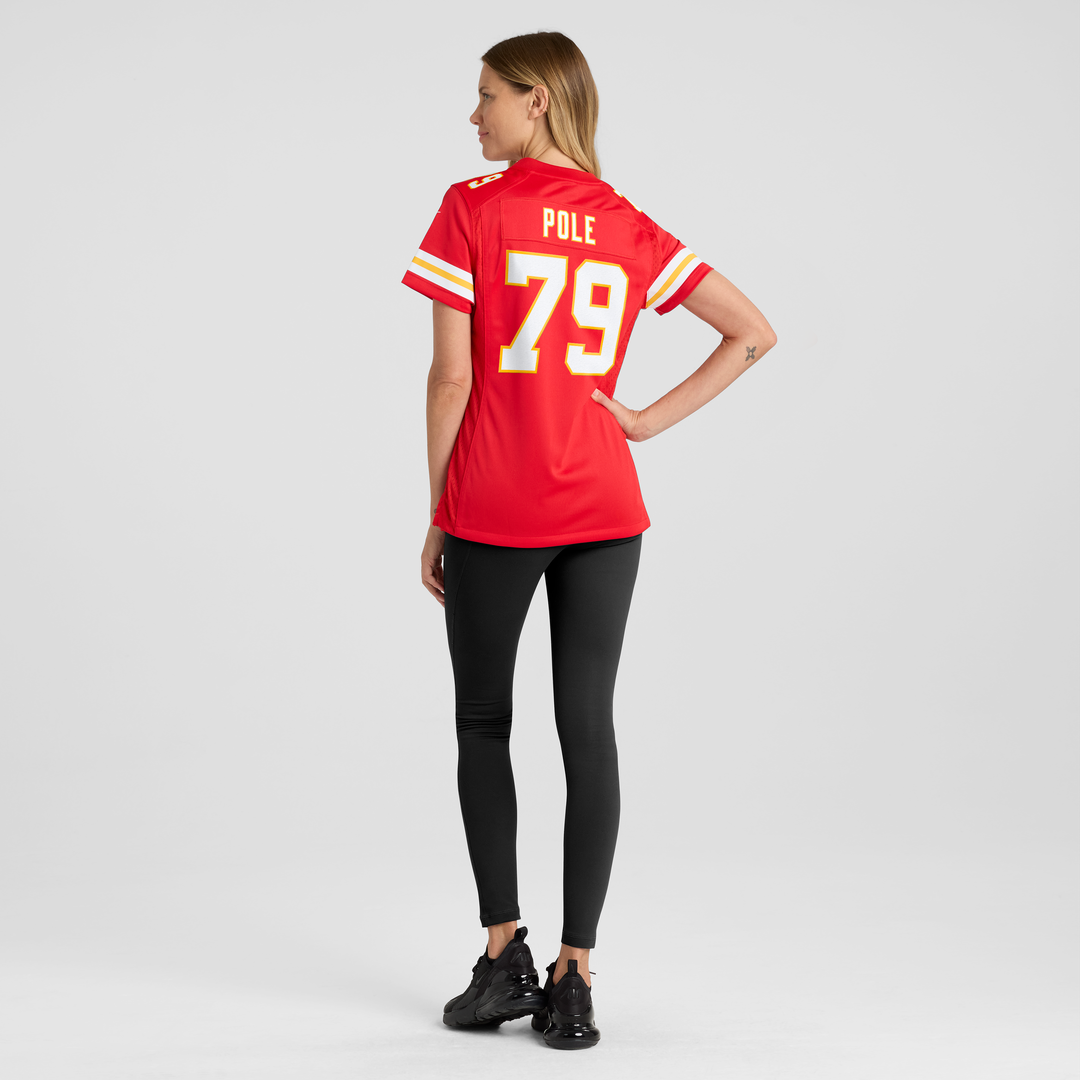 Esa Pole Kansas City Chiefs Women's Team Game Jersey - Red