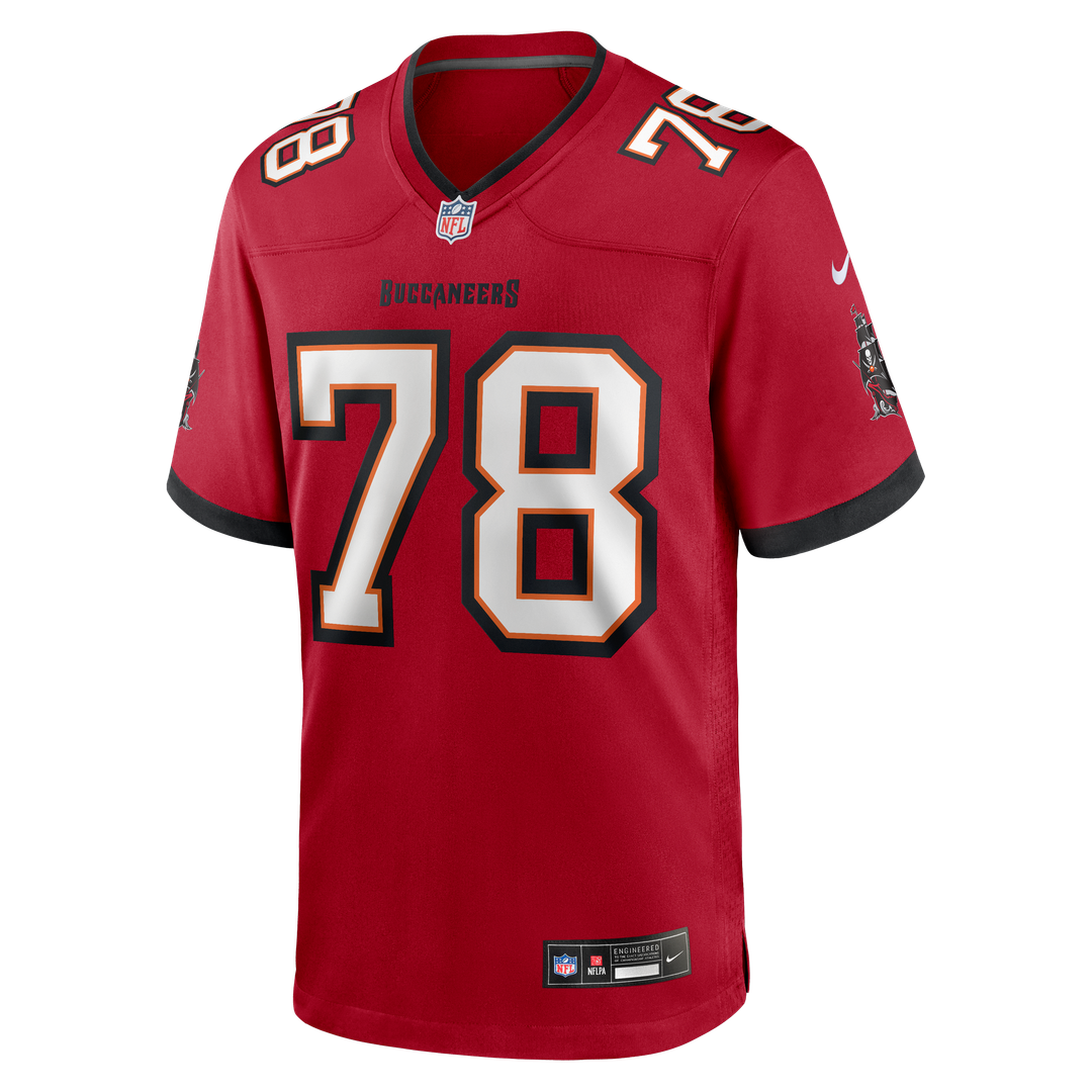 Tristan Wirfs Tampa Bay Buccaneers Player Game Jersey - Red