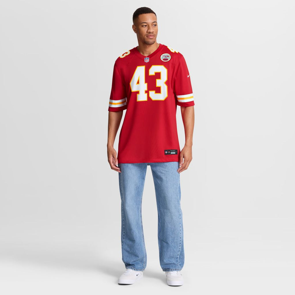 Jack Cochrane Kansas City Chiefs Game Player Jersey - Red