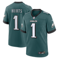 Jalen Hurts Philadelphia Eagles Team Game Jersey - Midnight Green