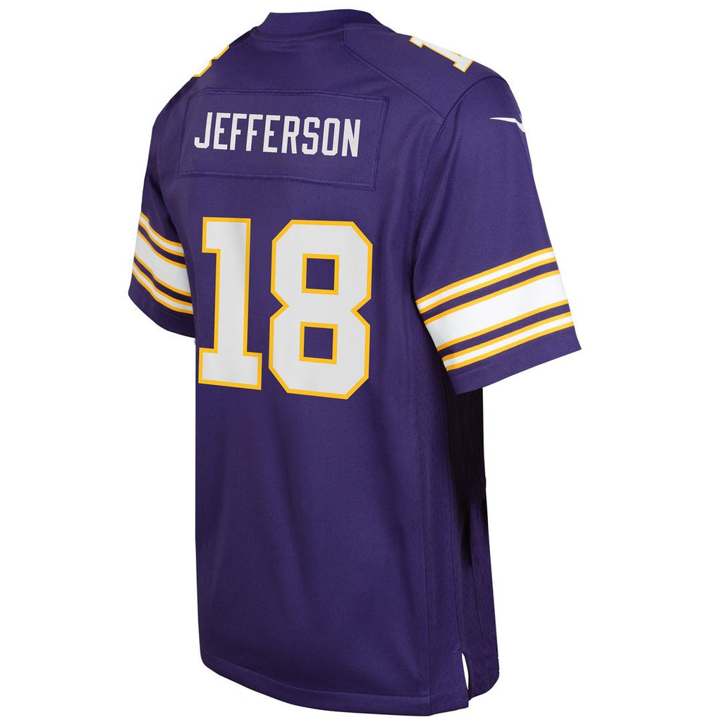 Justin Jefferson Minnesota Vikings Youth Game Jersey - White