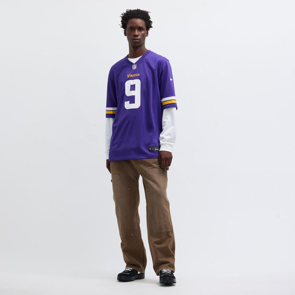 J.J. McCarthy Minnesota Vikings Player Game Jersey - Purple