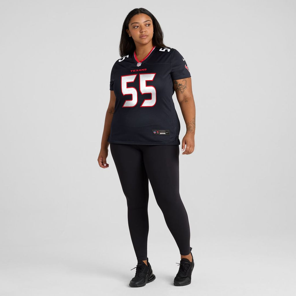 Danielle Hunter Houston Texans Women's Team Game Jersey - Navy
