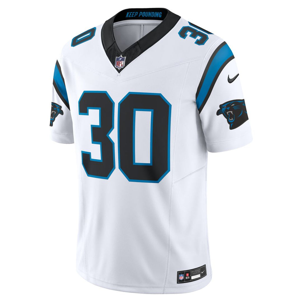 Chuba Hubbard Carolina Panthers Vapor F.U.S.E. Limited Jersey - White