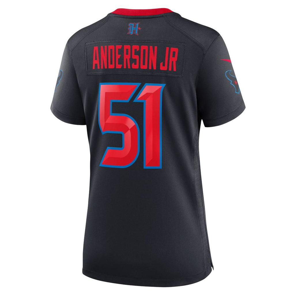 Will Anderson Jr. Houston Texans Women's 2nd Alternate Game Jersey - Navy