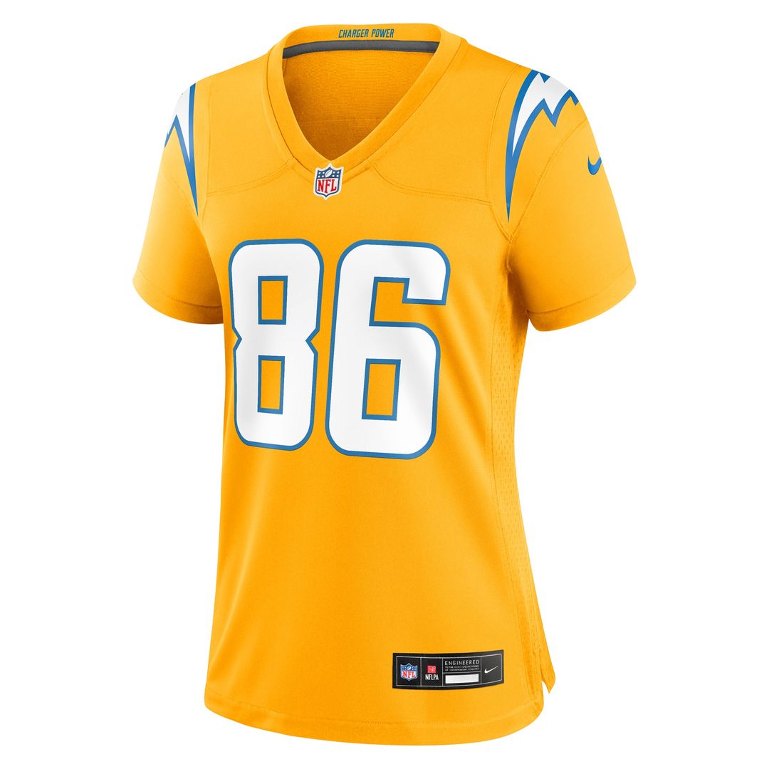 Oronde Gadsden Los Angeles Chargers Women's Alternate Charger Power Game Jersey - Gold