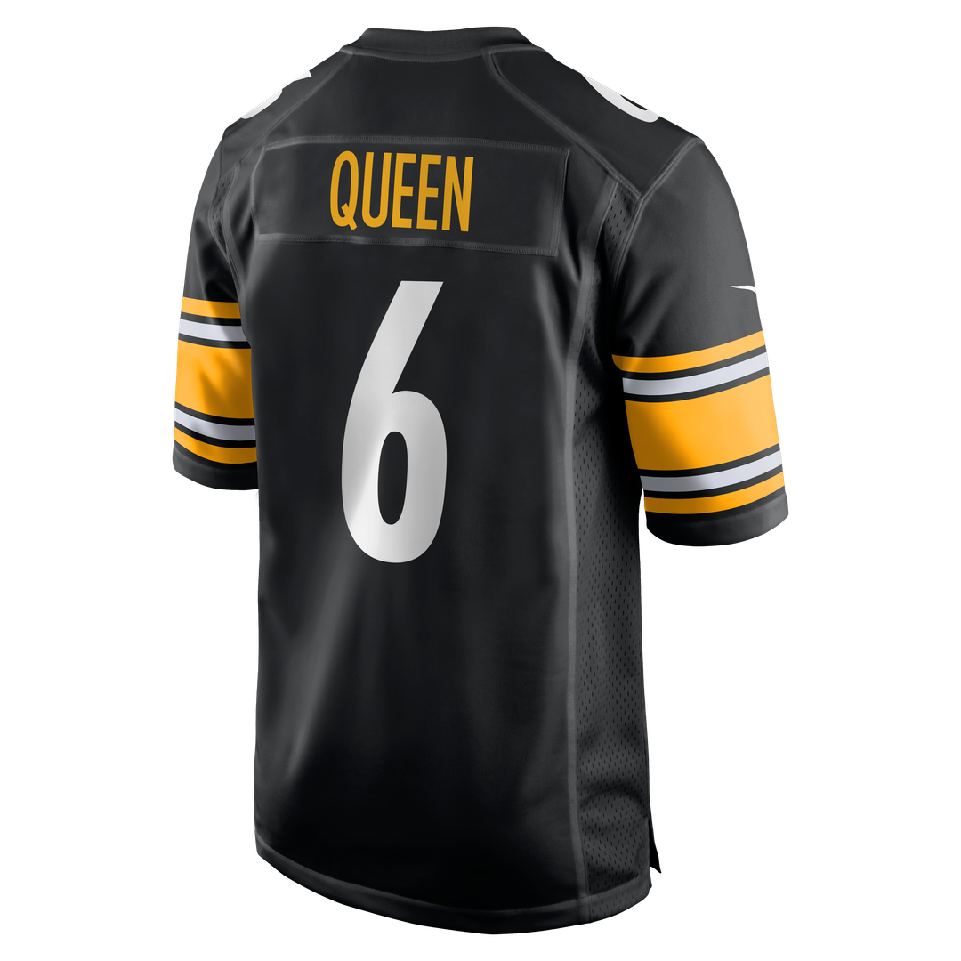 Patrick Queen Pittsburgh Steelers Game Player Jersey - Black