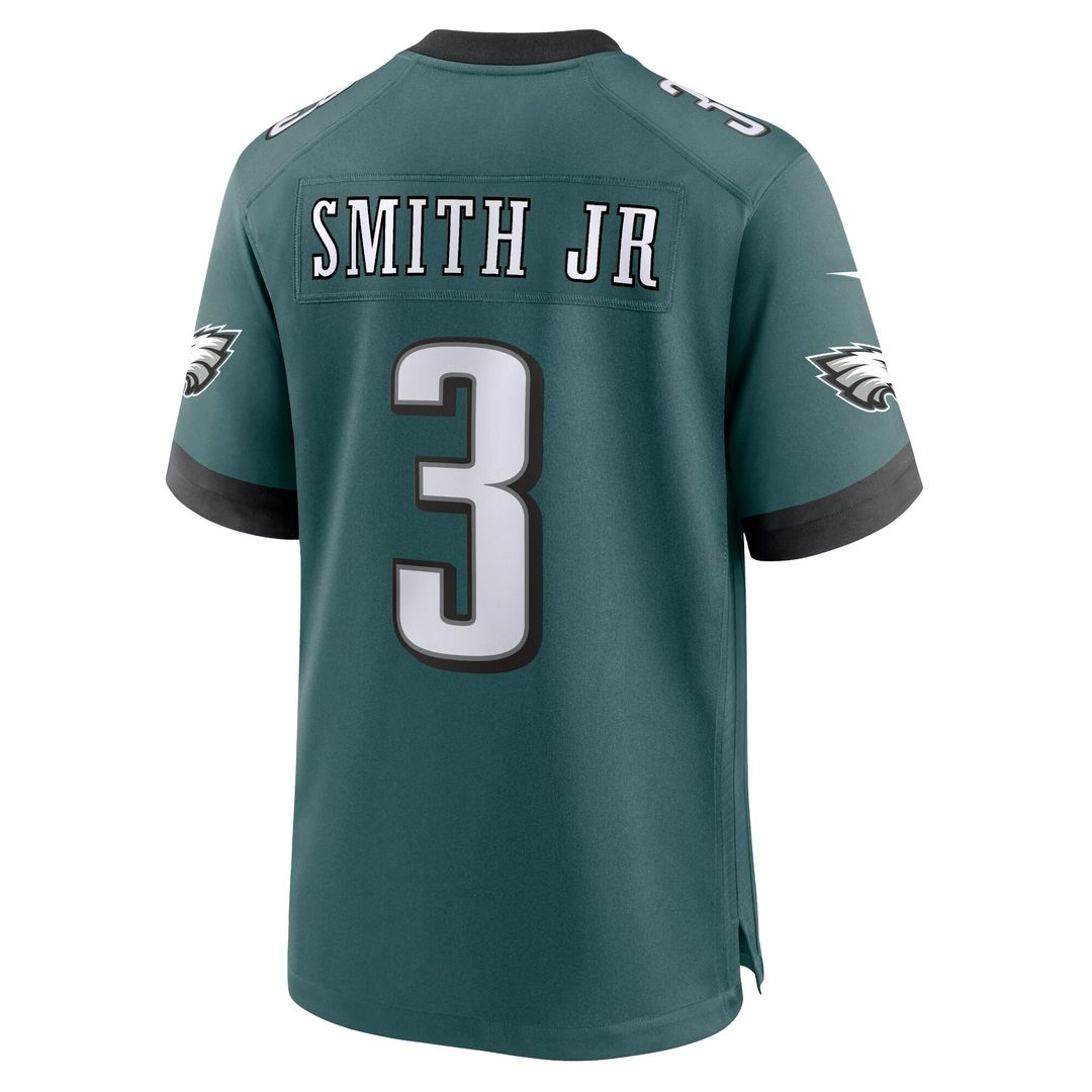 Nolan Smith Philadelphia Eagles Team Game Jersey - Midnight Green