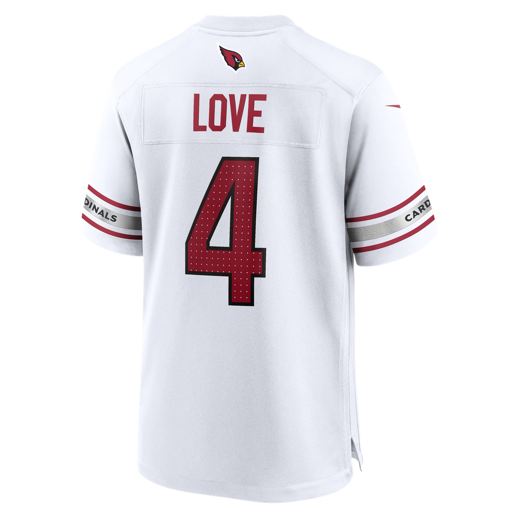 Jeremiyah Love Arizona Cardinals Game Player Jersey - White