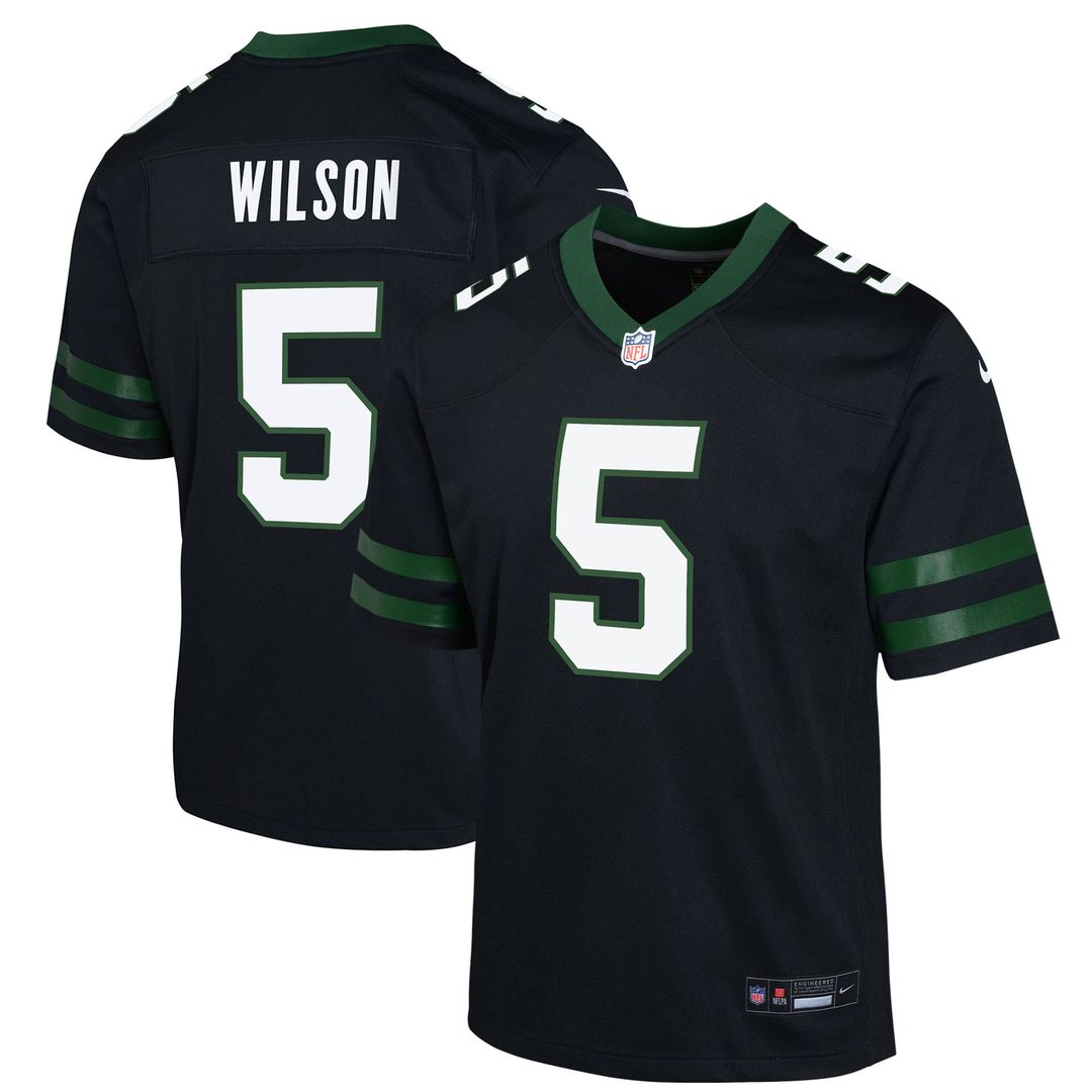 Garrett Wilson New York Jets Youth Game Jersey - Green