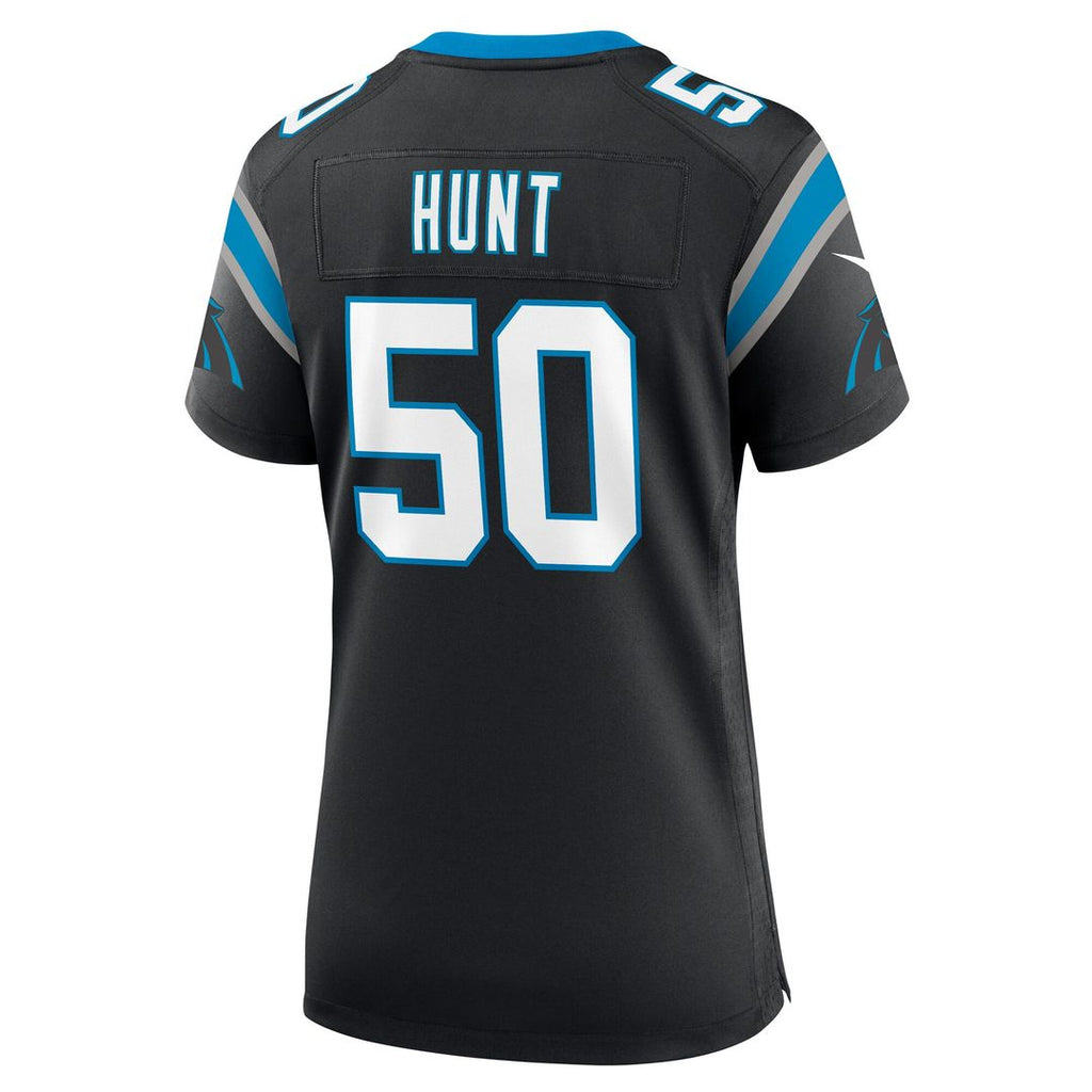 Robert Hunt Carolina Panthers Women's Game Jersey - Black