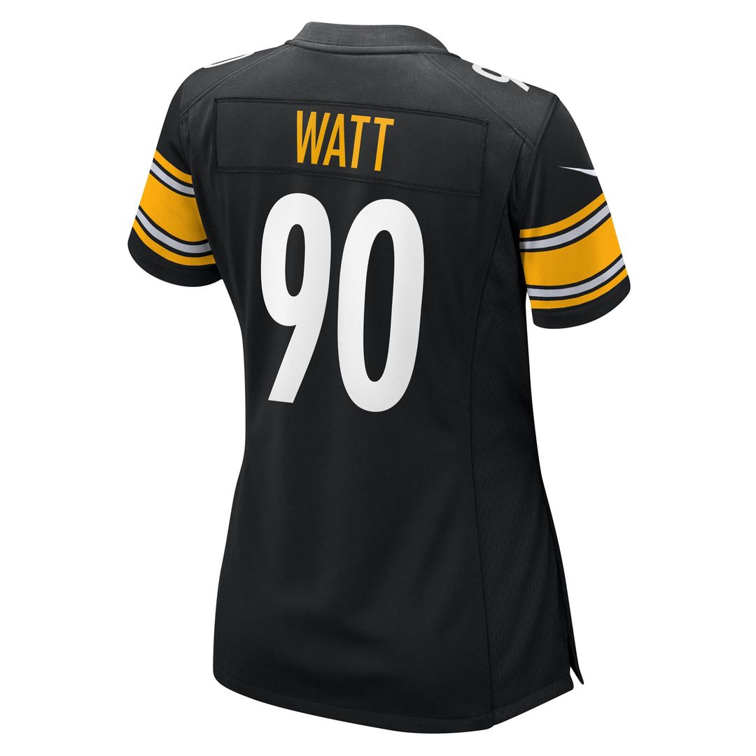 T.J. Watt Pittsburgh Steelers Women's Team Game Jersey - Black