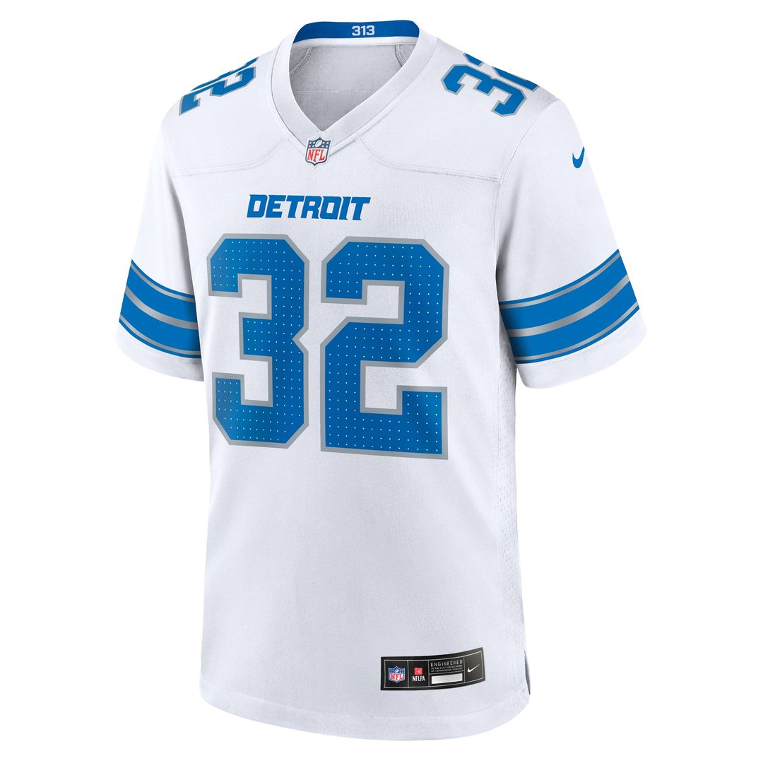 Brian Branch Detroit Lions White Game Jersey - White
