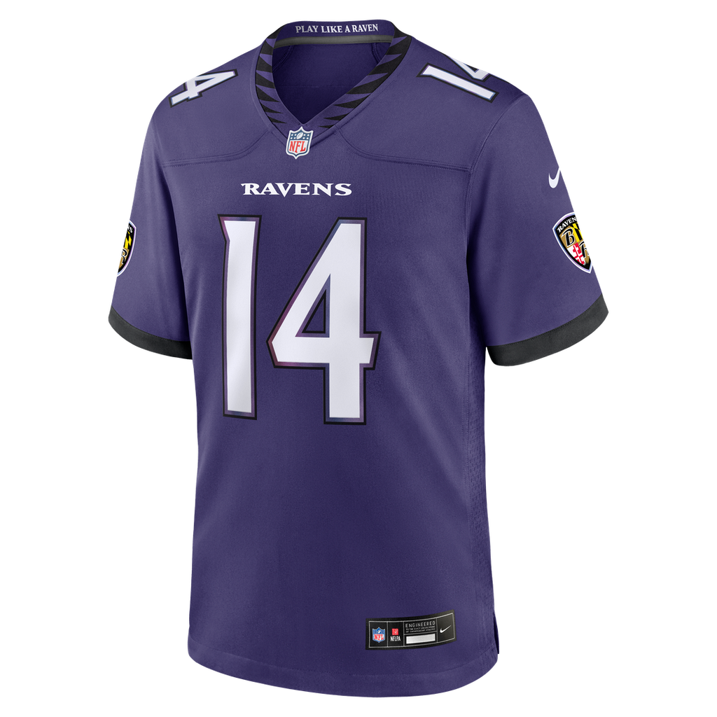 Kyle Hamilton Baltimore Ravens Team Game Jersey - Purple