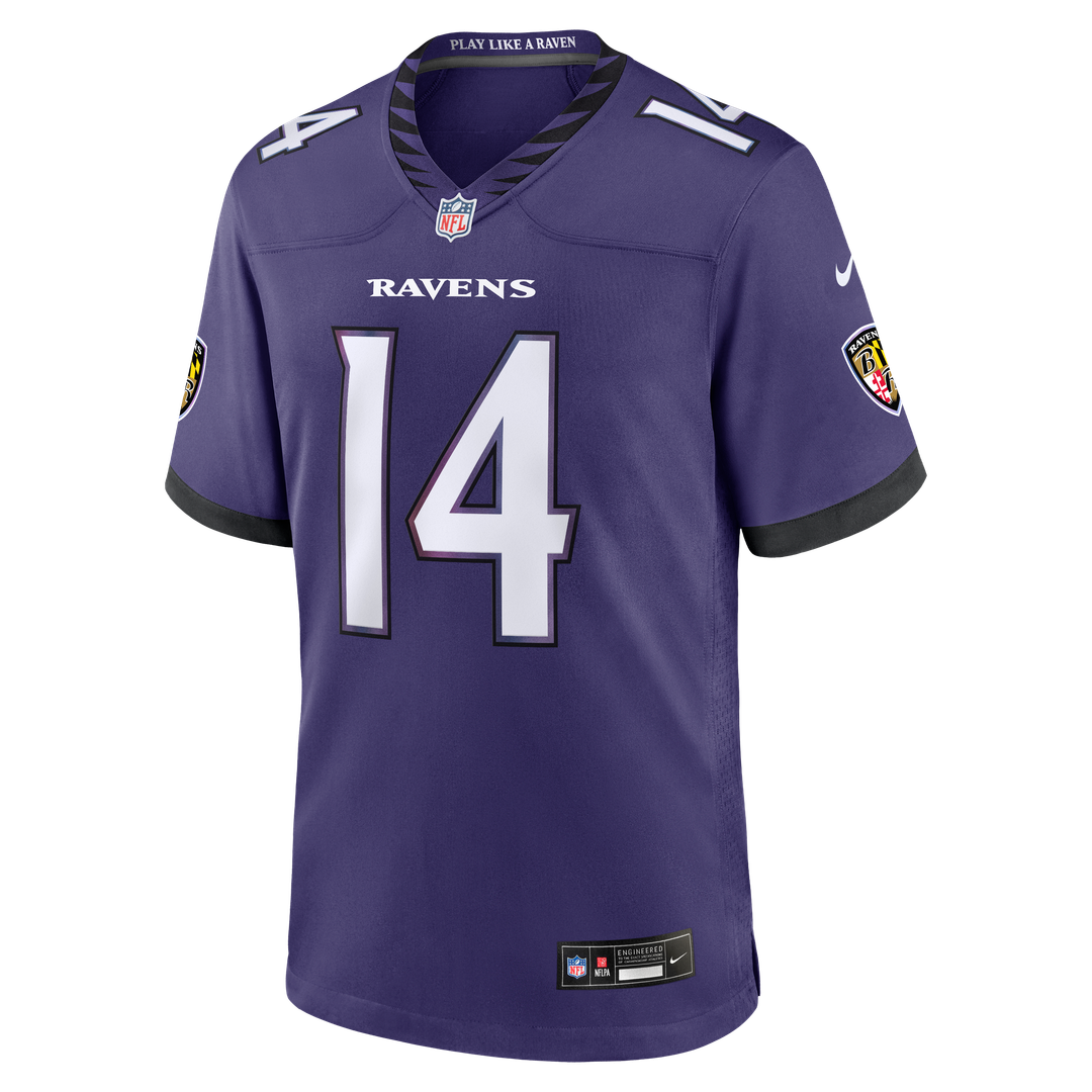 Kyle Hamilton Baltimore Ravens Team Game Jersey - Purple