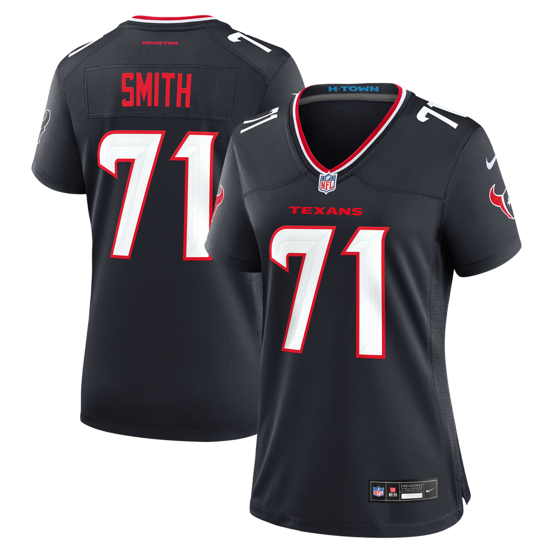 Braden Smith Houston Texans Women's Team Game Jersey - Navy