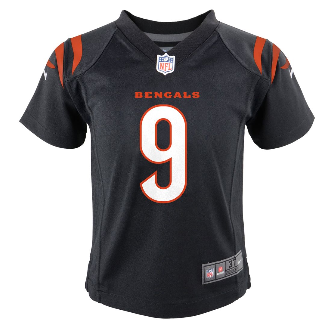 Joe Burrow Cincinnati Bengals Toddler Game Jersey - Black