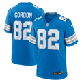Thomas Gordon Detroit Lions Team Game Jersey - Blue
