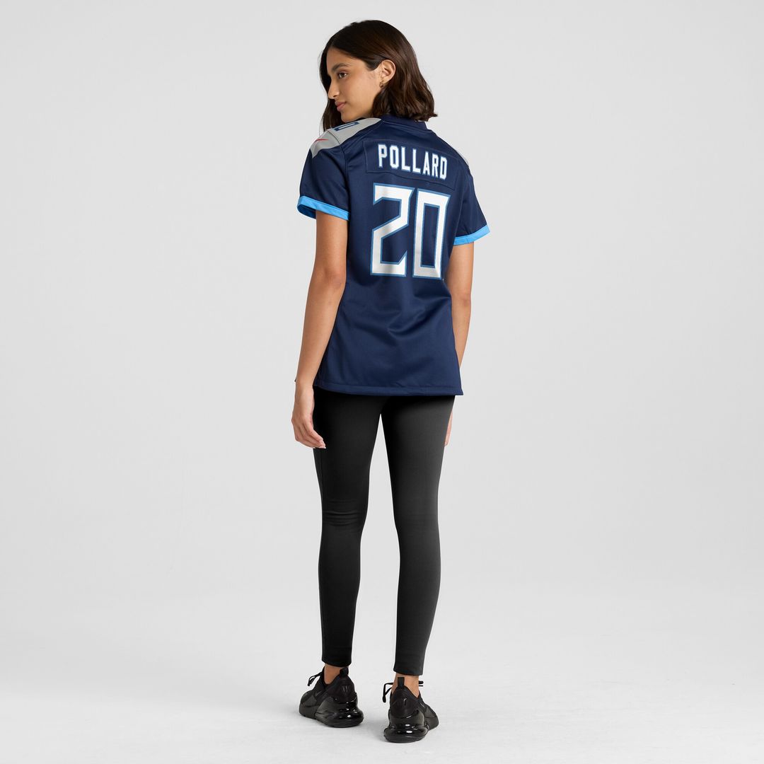 Tony Pollard Tennessee Titans Women's Game Player Jersey - Navy