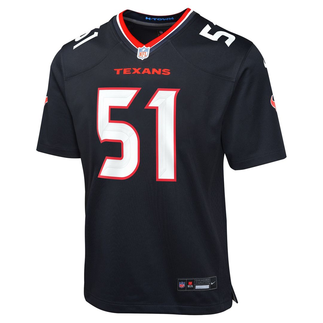 Will Anderson Jr. Houston Texans Youth Game Jersey - White