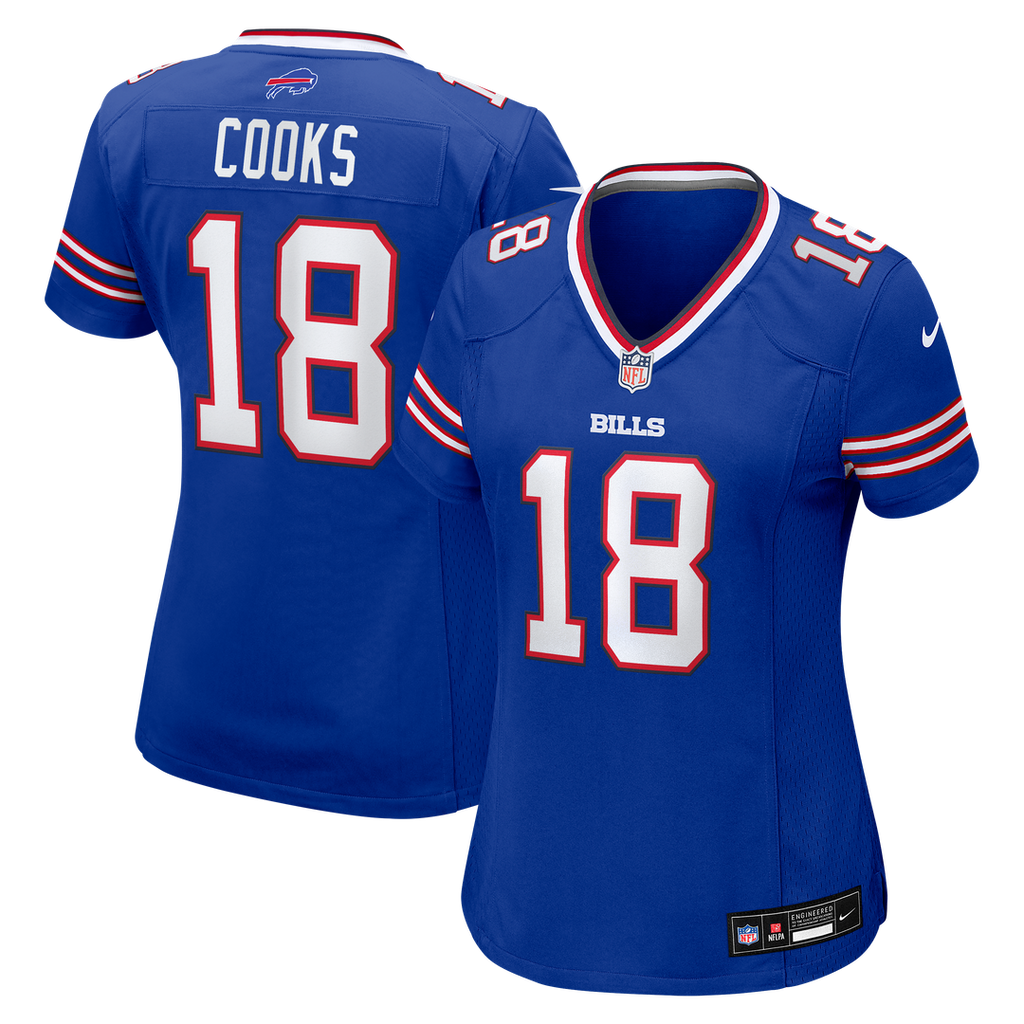 Brandin Cooks Buffalo Bills Women's Team Game Jersey - Royal