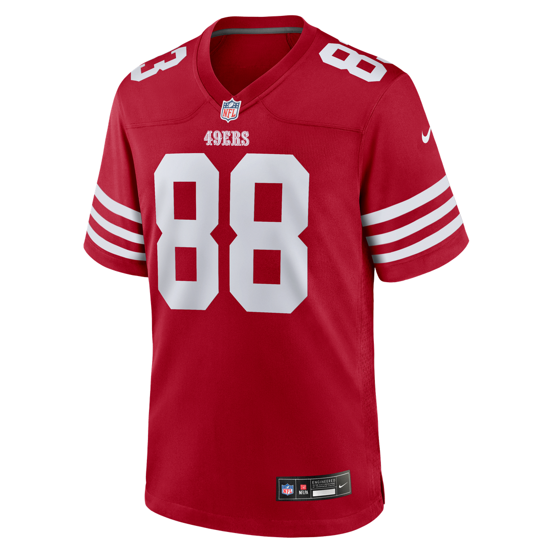 Jake Tonges San Francisco 49ers Team Game Jersey - Scarlet
