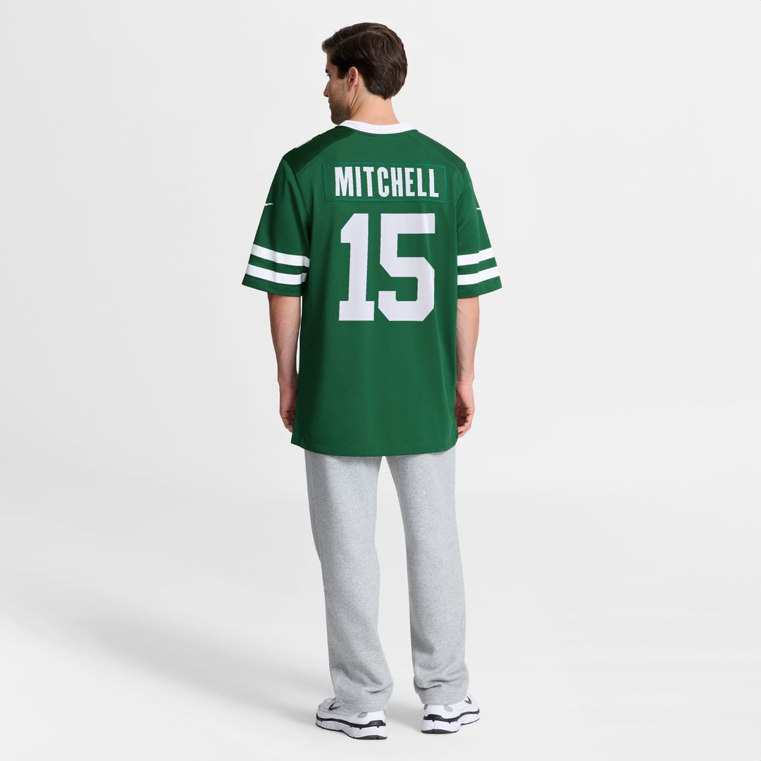 Adonai Mitchell New York Jets Team Game Jersey - Legacy Green