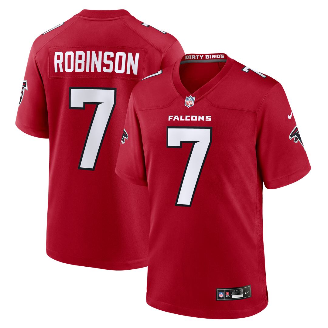 Bijan Robinson Atlanta Falcons Game Jersey - Red